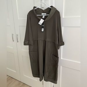 Brand new with tags (NWT) Joseph Ribkoff Miracle Dress in avocado from Decabana.